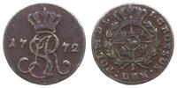 grosz 1772 g, Warszawa, odmiana z koroną dotykaj