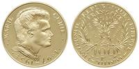 100 franków 1984, Paryż, złoto "920", 16.97 g, F