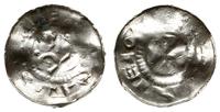 denar krzyżowy XI w., Szeliga, litera A, pod nim