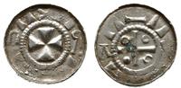 denar krzyżowy XI w., Krzyż prosty z kulkami i k