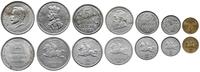 zestaw monet litewskich:, 1, 5, 10, 20, 50 centó
