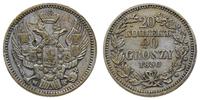 20 kopiejek = 40 groszy 1850, Warszawa, Odmiana 