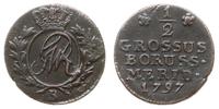 1/2 grosza 1797/B, Wrocław, Mała litera W w mono