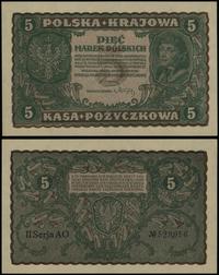 5 marek polskich 23.08.1919, seria II-AO 529056,