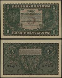 5 marek polskich 23.08.1919, seria II-AO 529061,