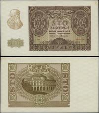 100 złotych 1.03.1940, seria D 5849126, delikatn