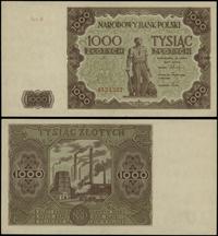 1.000 złotych 15.07.1947, seria H 4134327, ideal