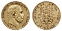 10 marek 1875 C, Frankfurt am Main, złoto 3.94 g