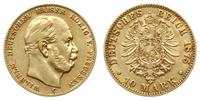 10 marek 1875 C, Frankfurt am Main, złoto 3.94 g