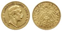 10 marek 1890 A, Berlin, złoto 3.95 g, AKS 127, 