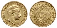10 marek 1909 A, Berlin, złoto 3.97 g, minimalne