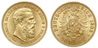 20 marek 1888 A, Berlin, złoto 7.96 g, pięknie z