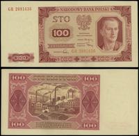 100 złotych 1.07.1948, seria GR 2091636, bez ram
