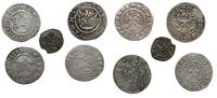 zestaw 4 półgroszy i 1 denara koronnego, denar b