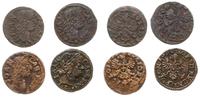 zestaw 4 boratynek koronnych 1660, 1664, 1665 i 