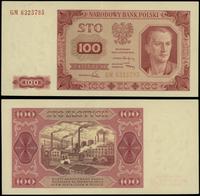 100 złotych 1.07.1948, seria GM, numeracja 63257