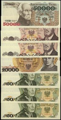 zestaw: 3 x 50 złotych (1979 - st. I/I-, I/I-, r