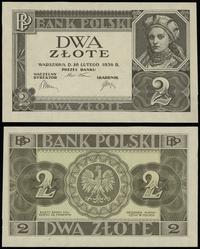 Polska, niedokończony druk 2 złote, 26.02.1936