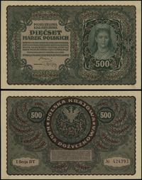 500 marek polskich 23.08.1919, seria I-BT 424793