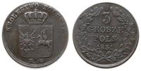 Polska, 3 grosze, 1831 KG