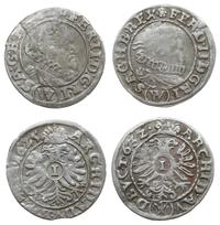 zestaw: 2 x 1 krajcar 1625, 1632, Wrocław, Razem