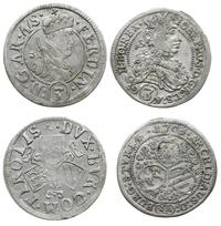 Austria, zestaw: 3 krajcary bez daty (Hall) i 3 krajcary 1706 Graz (Józef I 1705-1711)