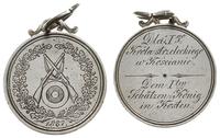 Polska, medal Dla I-go Króla strzeleckiego w Kościanie, 1887