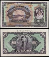 5.000 koron 6.07.1920, seria C, numeracj 992486,