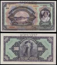 5.000 koron 6.07.1920, seria C, numeracj 989305,