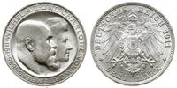 3 marki 1911/F, Stuttgart, 25. rocznica ślubu Wi