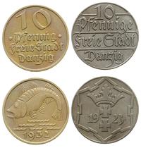 Polska, 2 x 10 fenigów, 1923, 1932