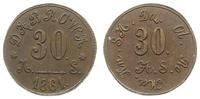 Polska, żeton o nominale 30, 1861