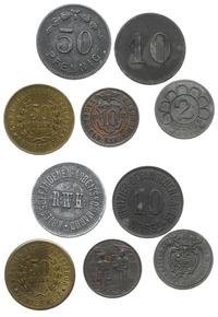 Niemcy, zestaw 5 monet obozowych
