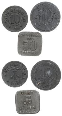 Niemcy, zestaw 3 monet obozowych