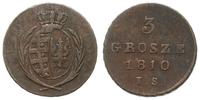3 grosze 1810 IS, Warszawa, Iger KW.10.1.a, Plag