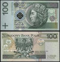 Polska, 100 złotych (banknot z początową serią i numeracją), 25.03.1994