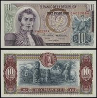 10 pesos 2.01.1969, numeracja 39622074, ugięcie 