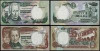zestaw dwóch banknotów:, 200 pesos 1.04.1989, nu