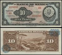 10 pesos 17.02.1965, seria BAR, numeracja S55826
