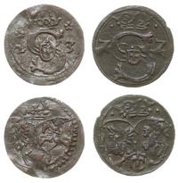 zestaw: 1 x denar 1622 Kraków, 1 x  denar 1623 Ł