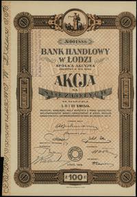 Polska, 1 akcja na okaziciela na 100 złotych, 1928