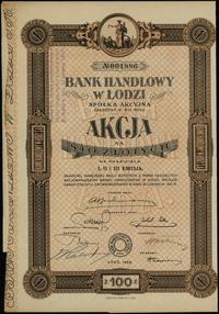 Polska, 1 akcja na okaziciela na 100 złotych, 1928