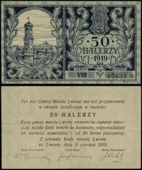 50 halerzy 5.06.1919, seria VIII, numeracja 0563
