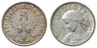 1 złoty 1925, Londyn, Popiersie kobiety z kłosam