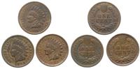 zestaw 3 x 1 cent, cent 1879 (III) cent 1895 (IV
