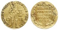 dukat 1781, złoto 3.44 g, Fr. 285, Delmonte 965,