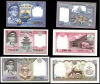 zestaw: 1, 5, 10 rupii 1974, razem 3 sztuki, pię
