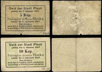 zestaw: 5 i 10 kopiejek 1.01.1917, na stronie od