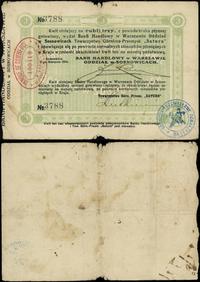 3 ruble 3.08.1914, numeracja 3788, stempel "BĘDZ