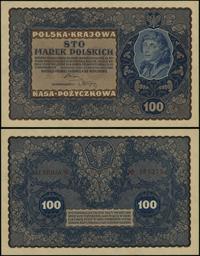 100 marek polskich 23.08.1919, IJ SERJA W, numer